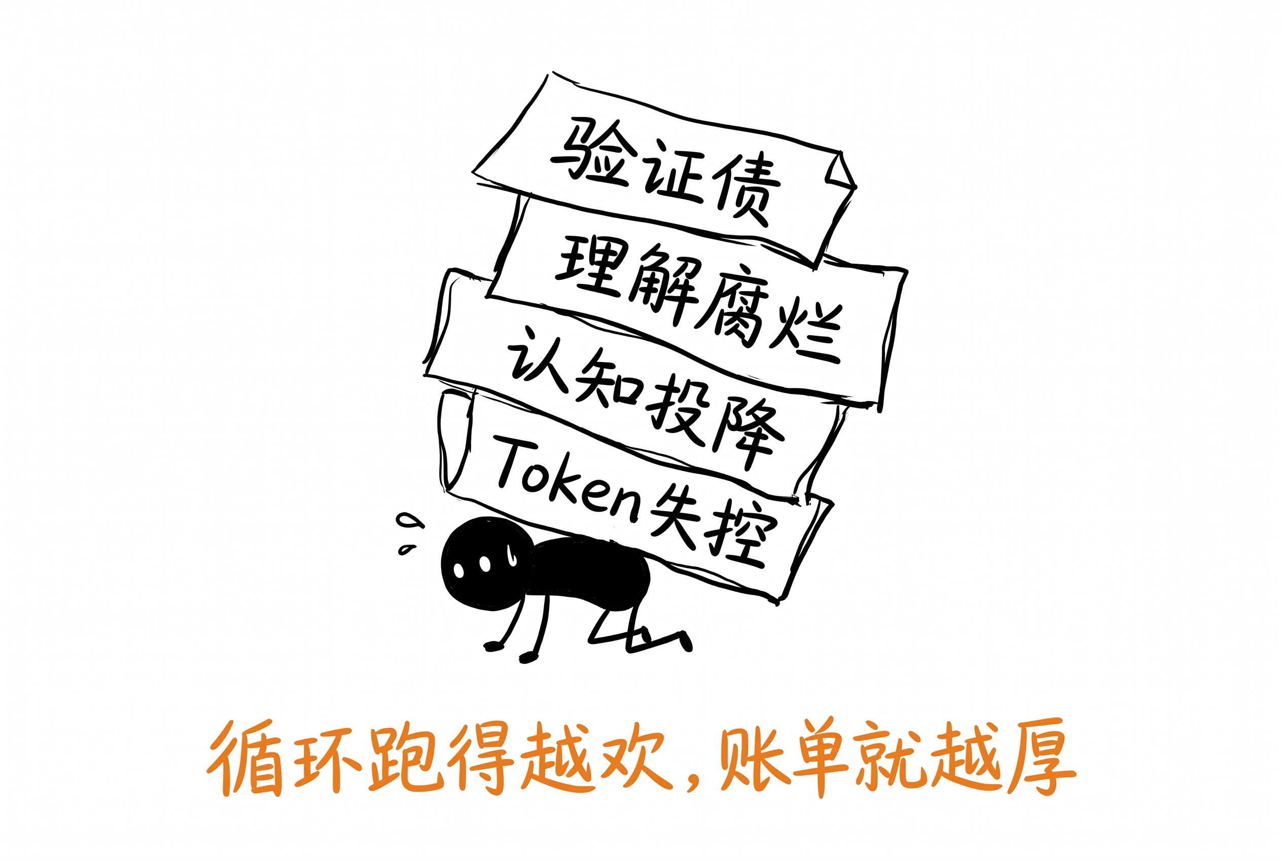 小黑被四张账单压住